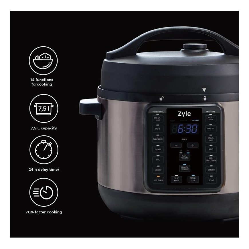 Zyle Multifunction Pot, ZY802MC – 4