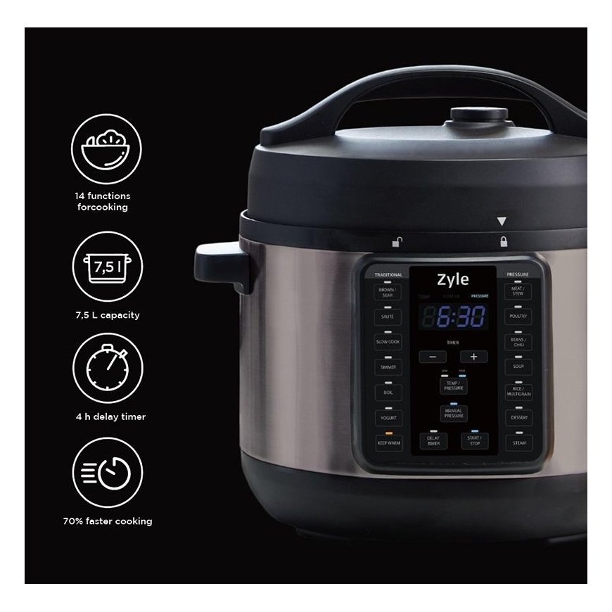 Zyle Multifunction Pot, ZY802MC – 5