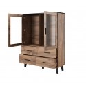 Cama elutoa komplekt LOTTA 1 (RTV alus 160 + vitriinkapp 120 + puhvetkapp 110 4D + diivanilaud 60)