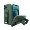 iLike Samsung Galaxy A22 5G Rope case gel TPU airbag case cover with lanyard Dark Green iLike Samsung Galaxy A22 5G Rope case gel TPU airbag case cover with lanyard Dark Green