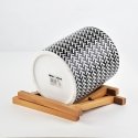 Mondex AVA vazonas ant stovo 18xh20cm - juodas, baltas