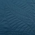 Eurofirany DESIGN 91 BONI / 6 Bedspread, quilted by hot pressing with leaf pattern, 170X210 cm, color: blue Bedspread