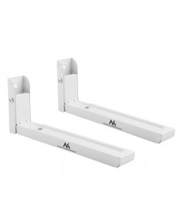 Electric oven Maclean MC-915 W Universal Microwave Oven Bracket Holder Wall Mount Adjustable White Space Saving 30kg