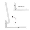 Elektrinė krosnelė Maclean MC-915 W Universal Microwave Oven Bracket Holder Wall Mount Adjustable Baltas Space Saving 30kg Elektrinė krosnelė Maclean MC-915 W Universal Microwave Oven Bracket Holder Wall Mount Adjustable Baltas Space Saving 30kg