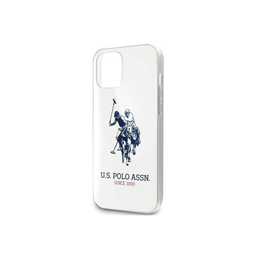 Case US Polo Assn US Polo USHCP12MTPUHRWH iPhone 12/12 Pro 6.1" White / White Glossy Large Logo – 4