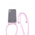 Evelatus Samsung A50 Case with rope Pink Transparent Evelatus Samsung A50 Case with rope Pink Transparent