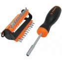 Screwdriver-bit holder with 33 pieces of Truper® bits Screwdriver-bit holder with 33 pieces of Truper® bits