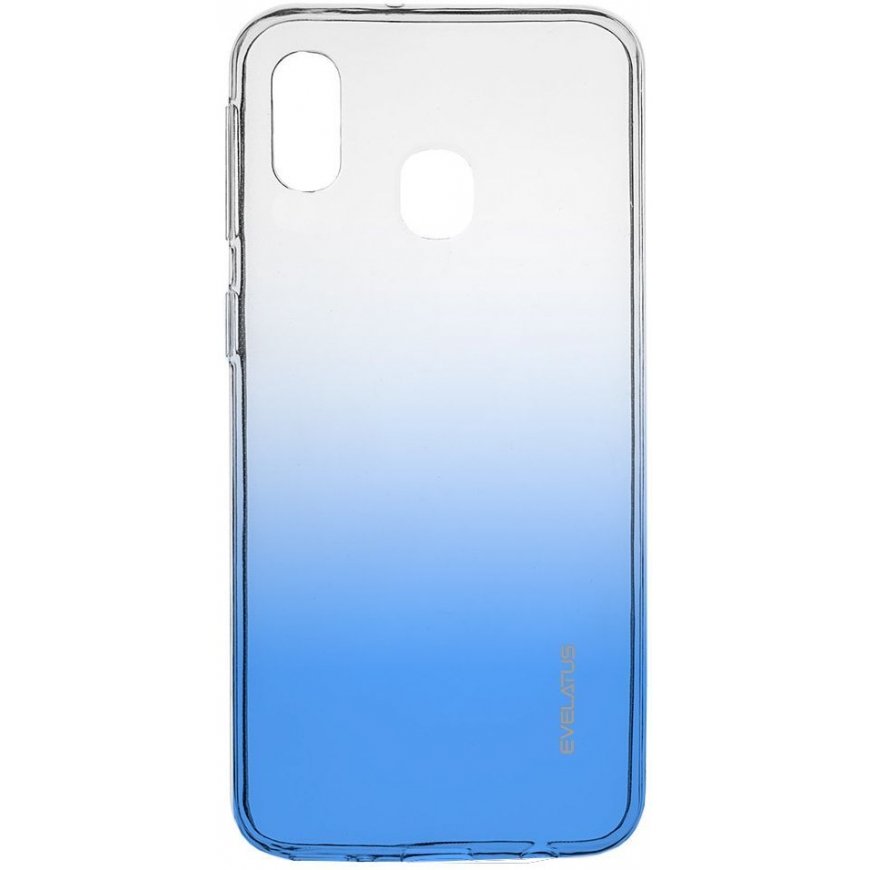 Evelatus Samsung Galaxy A40 Gradient TPU Case Blue