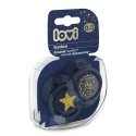 LOVI silicone dynamic pacifiers STARDUST, blue, 0-3 months, 2 pcs., 22/892_blue