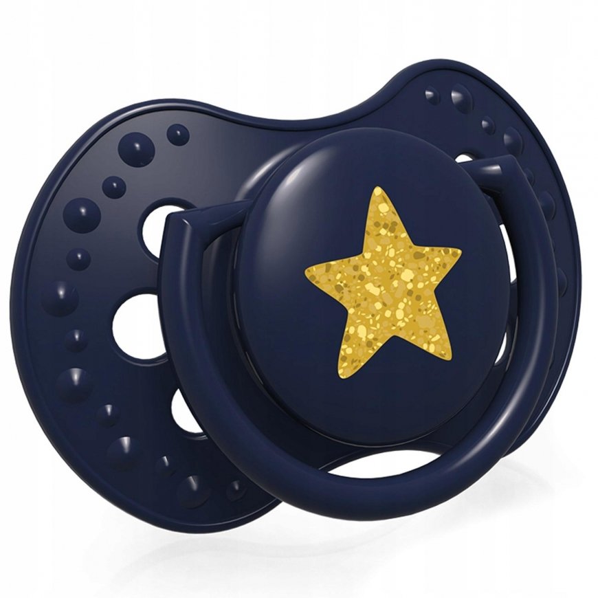 LOVI silikoniniai dinaminiai čiulptukai STARDUST, mėlyna, 0-3 mėn., 2 vnt., 22/892_blue – 3