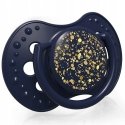 LOVI silicone dynamic pacifiers STARDUST, blue, 0-3 months, 2 pcs., 22/892_blue