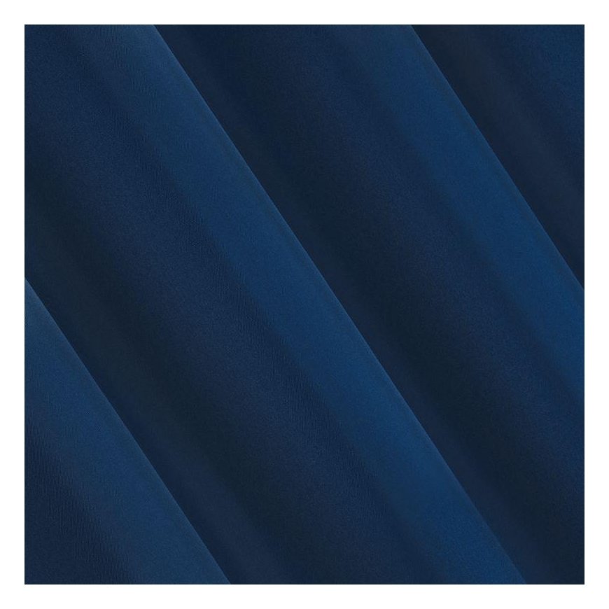 Eurofirany RITA Naktinė užuolaida iš lygaus audinio, 140X270 cm, juosta / tunelis / kabliukai, spalva: mėlyna – 3