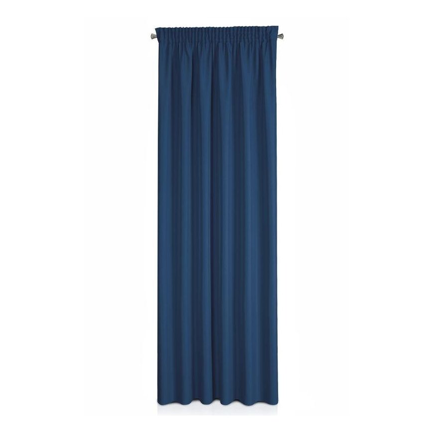 Eurofirany RITA Night curtain made of smooth fabric, 140X270 cm, strip / tunnel / hooks, color: blue – 5