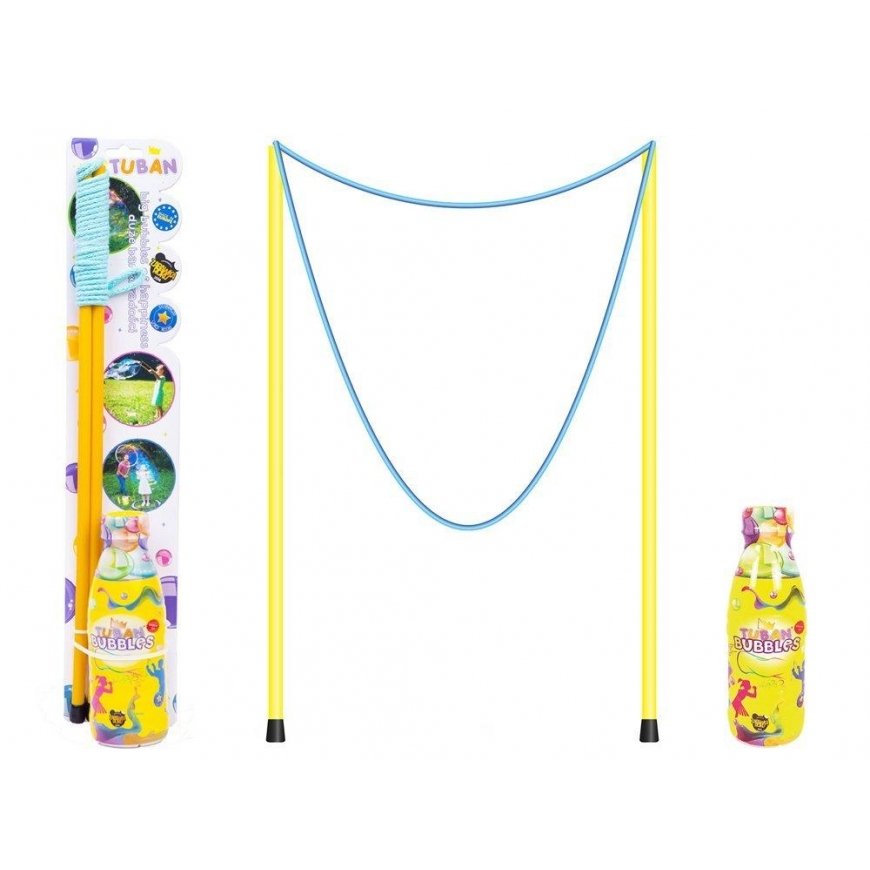 Tuban Milžiniška burbulų lazda (50 cm) + Muilo burbulų skystis 400 ml – 3