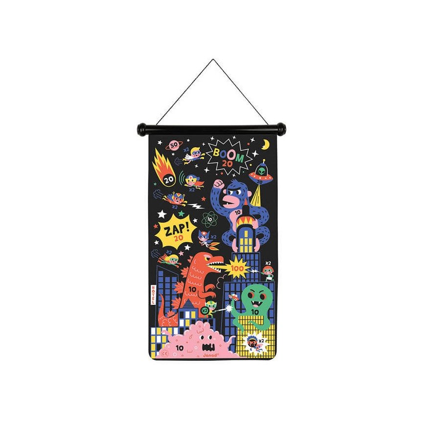 Janod Superhero Magnetic Dart Game