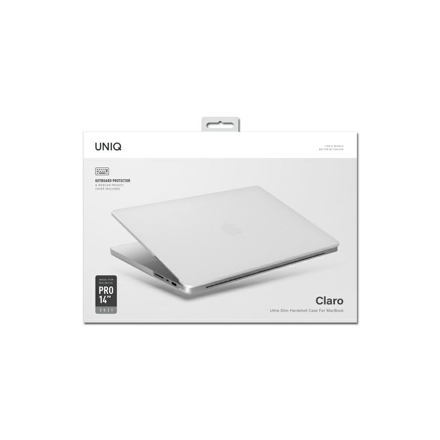 UNIQ etui Claro MacBook Pro 14" (2021) transparent/dove matte clear – 3