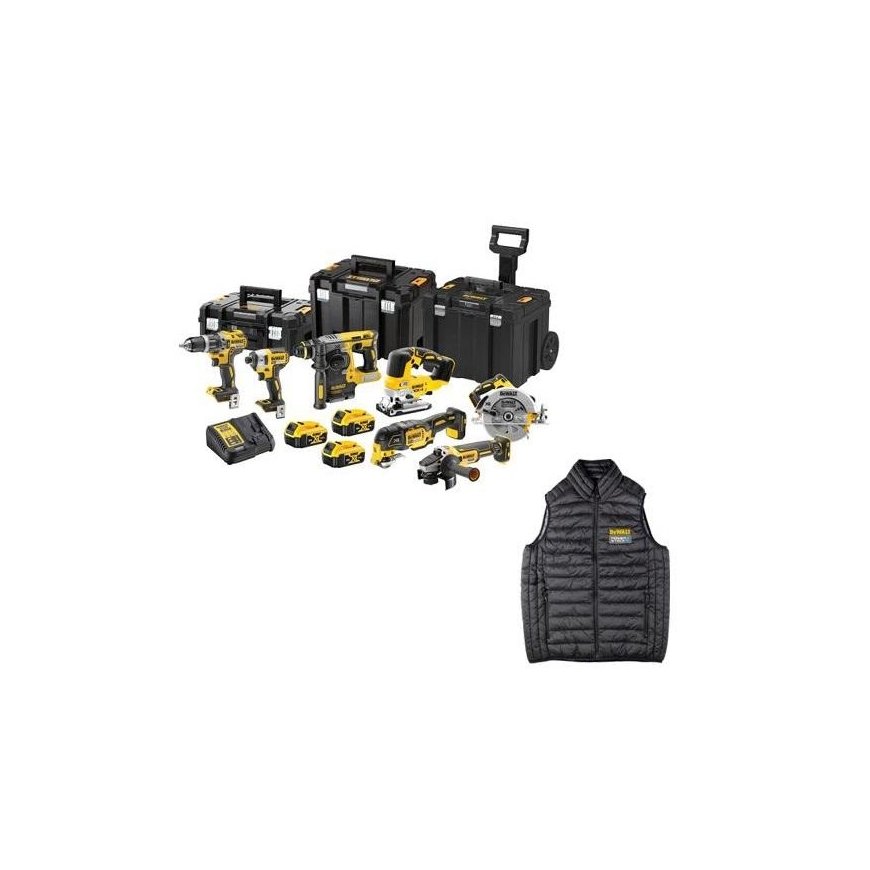 DeWALT Cordless tool set Combo DCD796+DCF887+DCS355+DCS334+DCH273+DCG405+DCS570