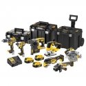 Akumuliatorinis įrankių rinkinys Combo DCD796+DCF887+DCS355+DCS334+DCH273+DCG405+DCS570, 18V XR, DeWalt [DCK755P3T-QW] 3x5.0Ah, 