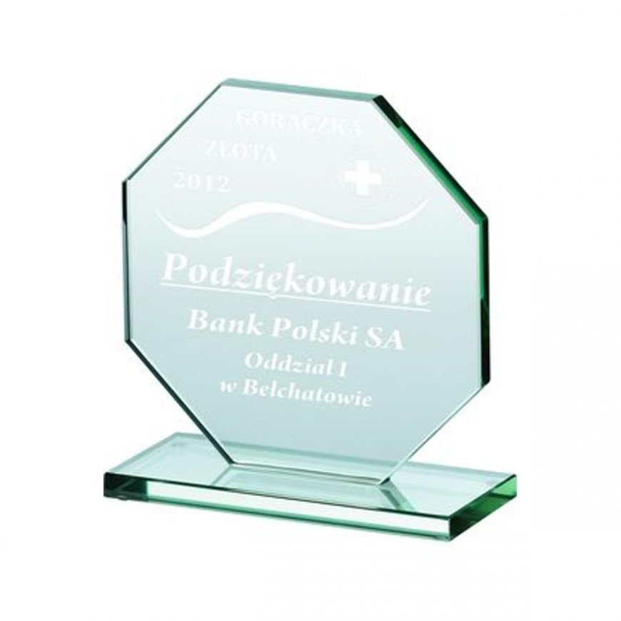 Tryumf Engraved glass trophy – 4