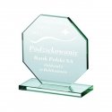 Tryumf Engraved glass trophy