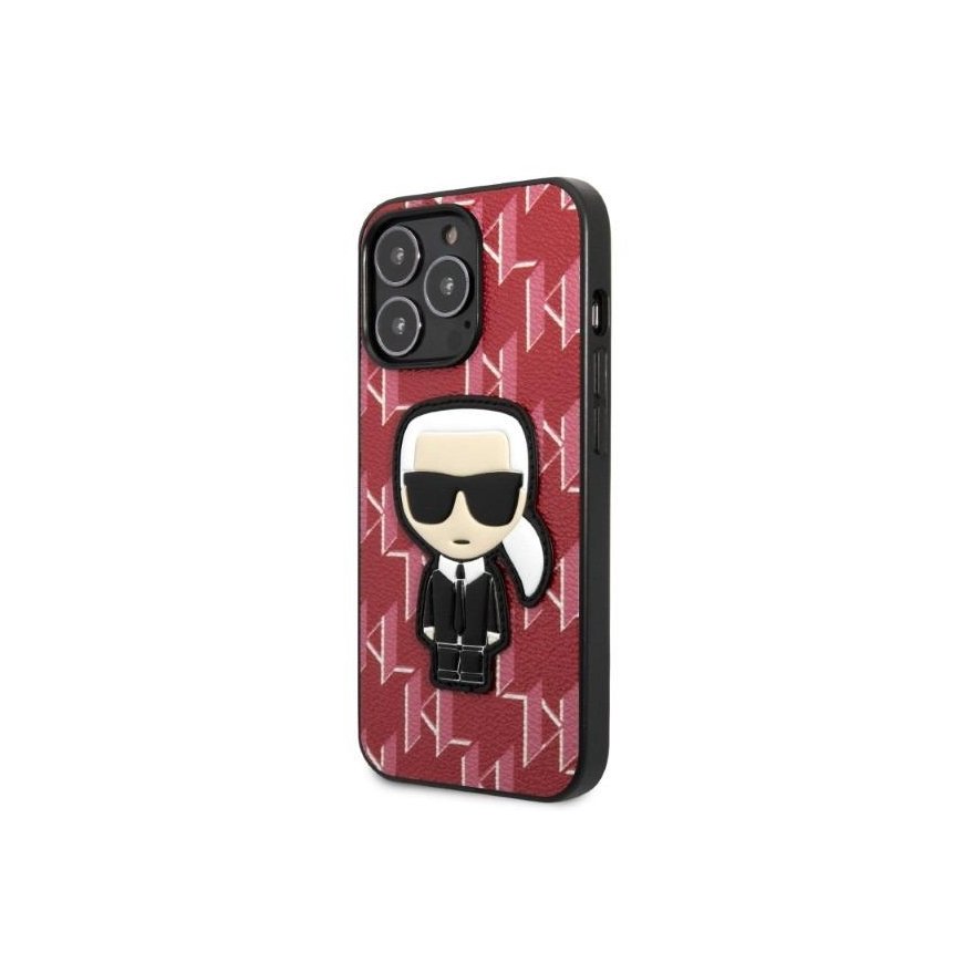 Karl Lagerfeld Case iPhone 13 Pro Max KLHCP13XPMNIKPI Red Hard Case Monogram Iconic Karl – 2