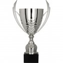 Detail Silver metal cup Detail Silver metal cup