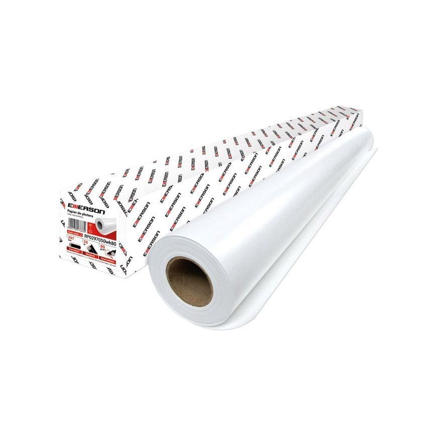 Emerson Roll paper for plotters 420mm x 50m, 90g, core 50mm.