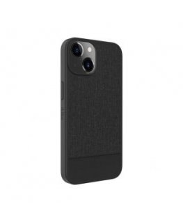 iLike Apple iPhone 14 Plastic Leather Back Cover Black