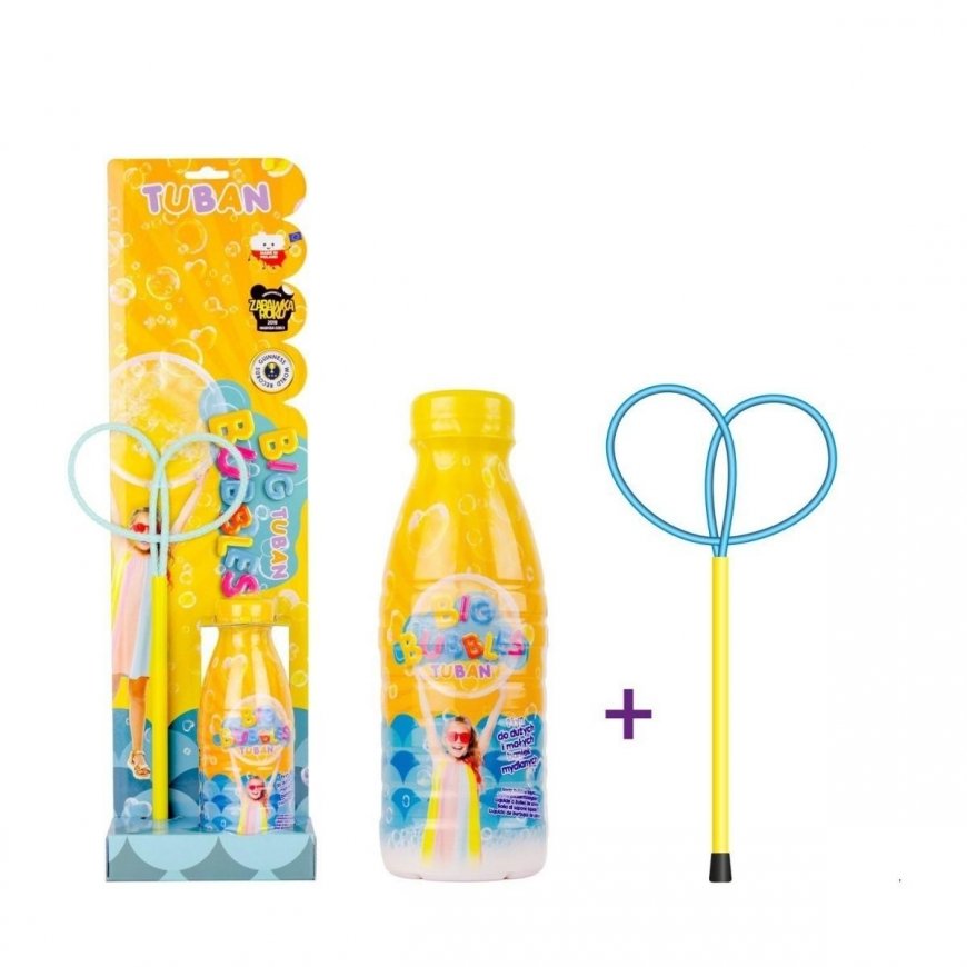 Tuban soap bubble ring "Butterfly Mini" + Soap bubble liquid 400 ml