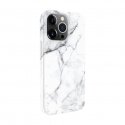 Dėklas Evelatus Apple iPhone 14 Pro Premium Silicone case Customized Print Marble Baltas