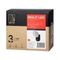 Wall lamp Orno RIOLIT LED 15W, garden lamp with motion sensor, 1100lm, IP65, 4000K, black Wall lamp Orno RIOLIT LED 15W, garden lamp with motion sensor, 1100lm, IP65, 4000K, black