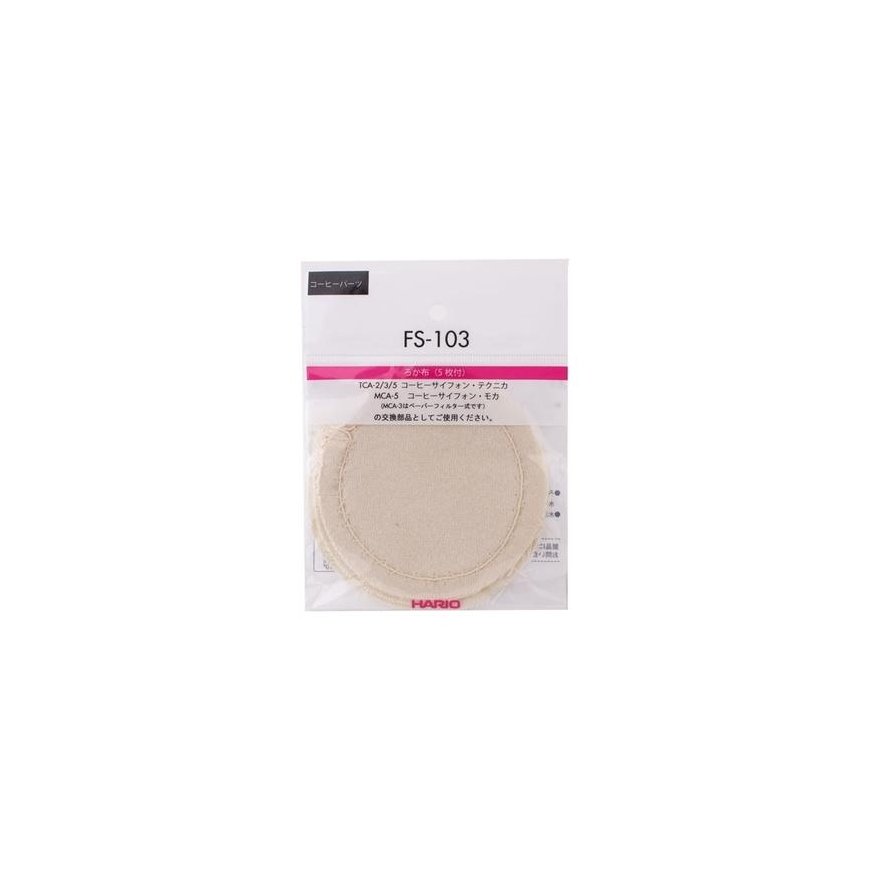 Hario Siphon - material filters