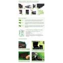 PROSPERPLAST compost bin 380L Black 82 x 72 x 72cm