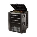 PROSPERPLAST komposto dėžė 380L Juoda 82 x 72 x 72cm