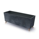 Pot Prosperplast URBI CASE BETON EFFECT N, CEN-81337, anthracite color Pot Prosperplast URBI CASE BETON EFFECT N, CEN-81337, anthracite color