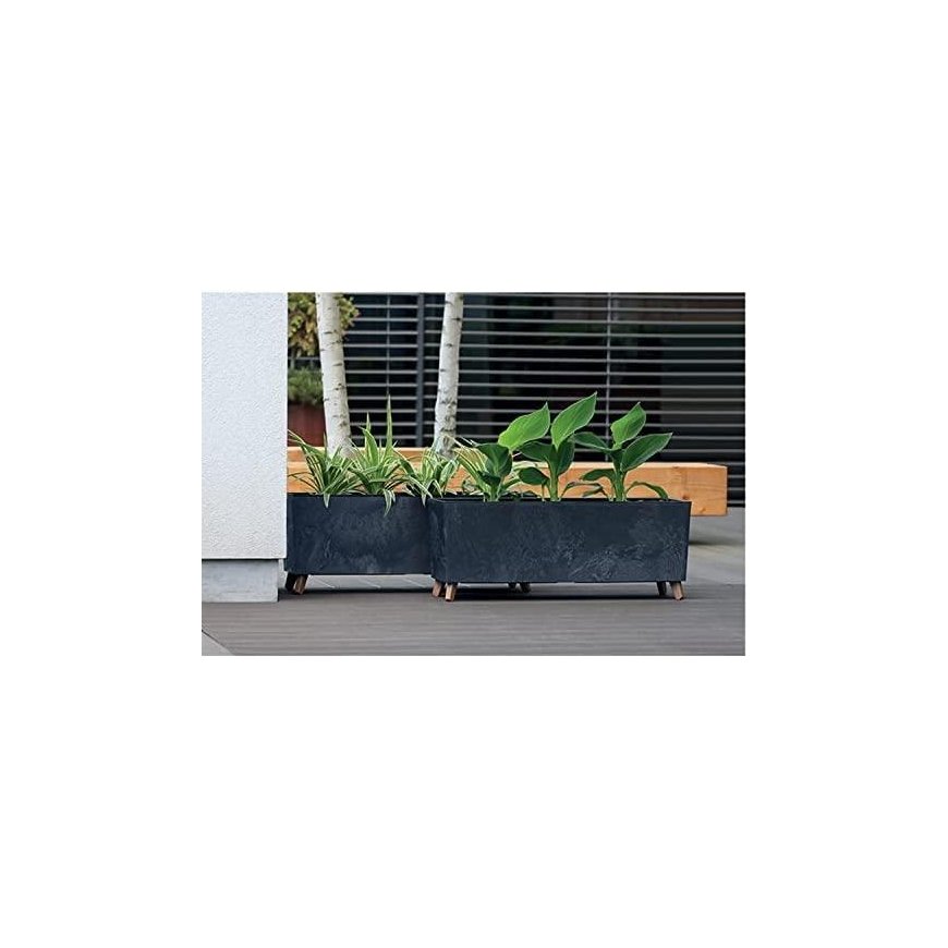 Pot Prosperplast URBI CASE BETON EFFECT N, CEN-81337, anthracite color – 4