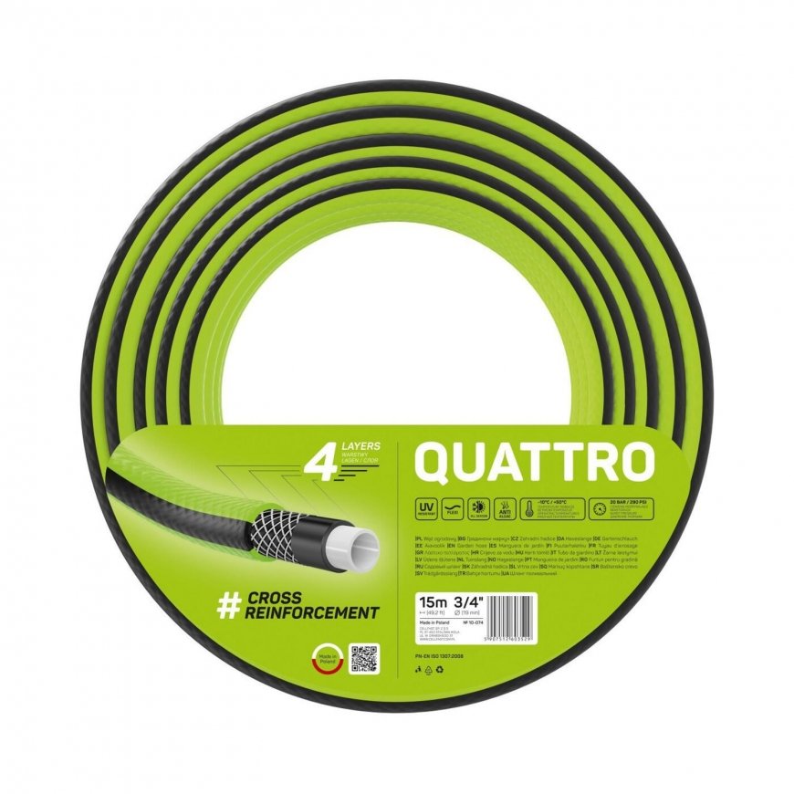 Garden hose Cellfast Quattro 3/4 "15m