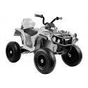 Lean Cars Keturratis ant Akumuliatoriaus BDM0906 Pripučiami ratai Baltas Lean Cars Keturratis ant Akumuliatoriaus BDM0906 Pripučiami ratai Baltas