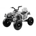 Lean Cars Keturratis ant Akumuliatoriaus BDM0906 Pripučiami ratai Baltas Lean Cars Keturratis ant Akumuliatoriaus BDM0906 Pripučiami ratai Baltas
