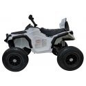 Lean Cars Quad Bike on Battery BDM0906 Inflatable Wheels White