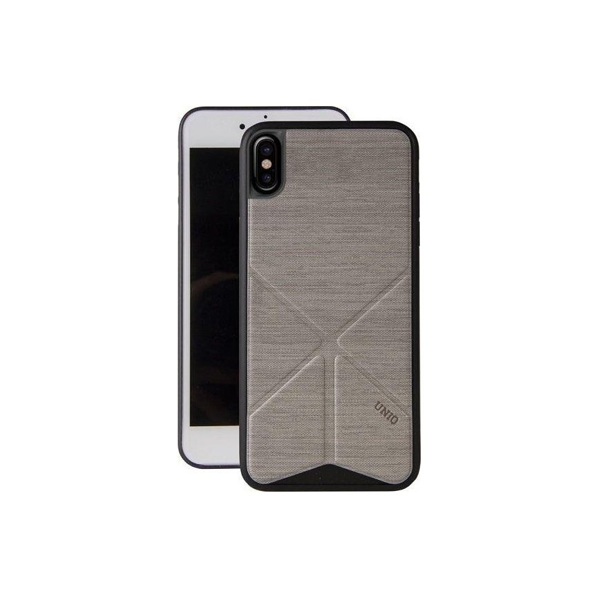 Uniq UNIQ dėklas Transforma Ligne iPhone X / Xs pilkas / pelenų pilkas