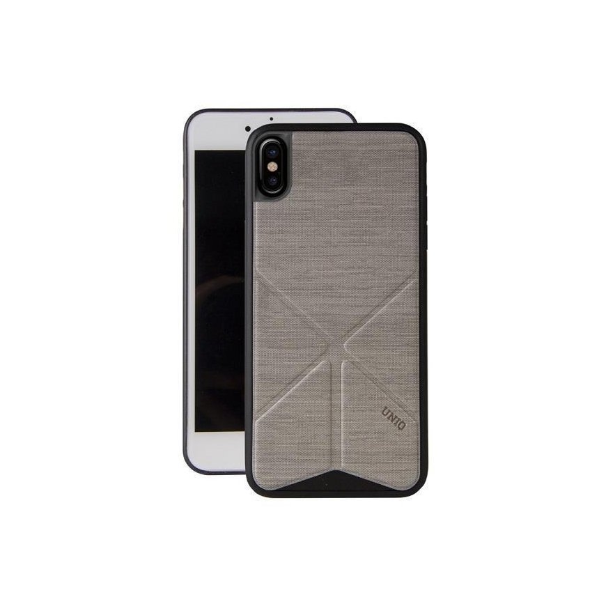 Uniq UNIQ dėklas Transforma Ligne iPhone X / Xs pilkas / pelenų pilkas – 2