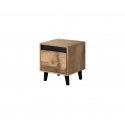 Cama NORD naktinis staliukas 2 vnt. 40x38x45 cm ąžuolas wotan/antracitas Cama NORD naktinis staliukas 2 vnt. 40x38x45 cm ąžuolas wotan/antracitas