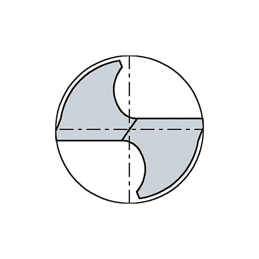 Drill Alpen Alpi 65401750100 punta helicoidal Sprint Master DIN338RN HSS core diameter 12.5 mm/Punta Diameter 17.5 mm – 3
