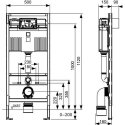 TECE concealed toilet module, h-1120 mm TECE concealed toilet module, h-1120 mm