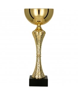 Detail Golden metal cup