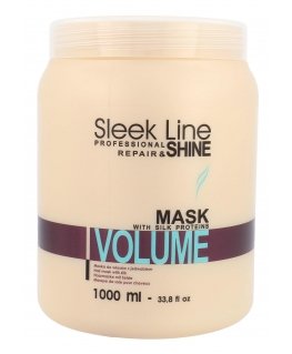 Stapiz Sleek Line Atstatomasis Apimties suteikiantis Kaukė šilkinė plaukų kaukė apimčiai didinti 1000ml