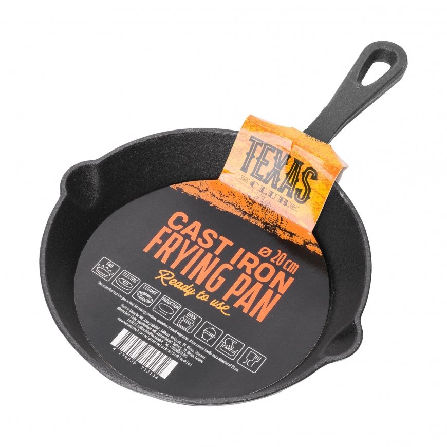 Texas Club Cast iron pan, 20 cm – 2