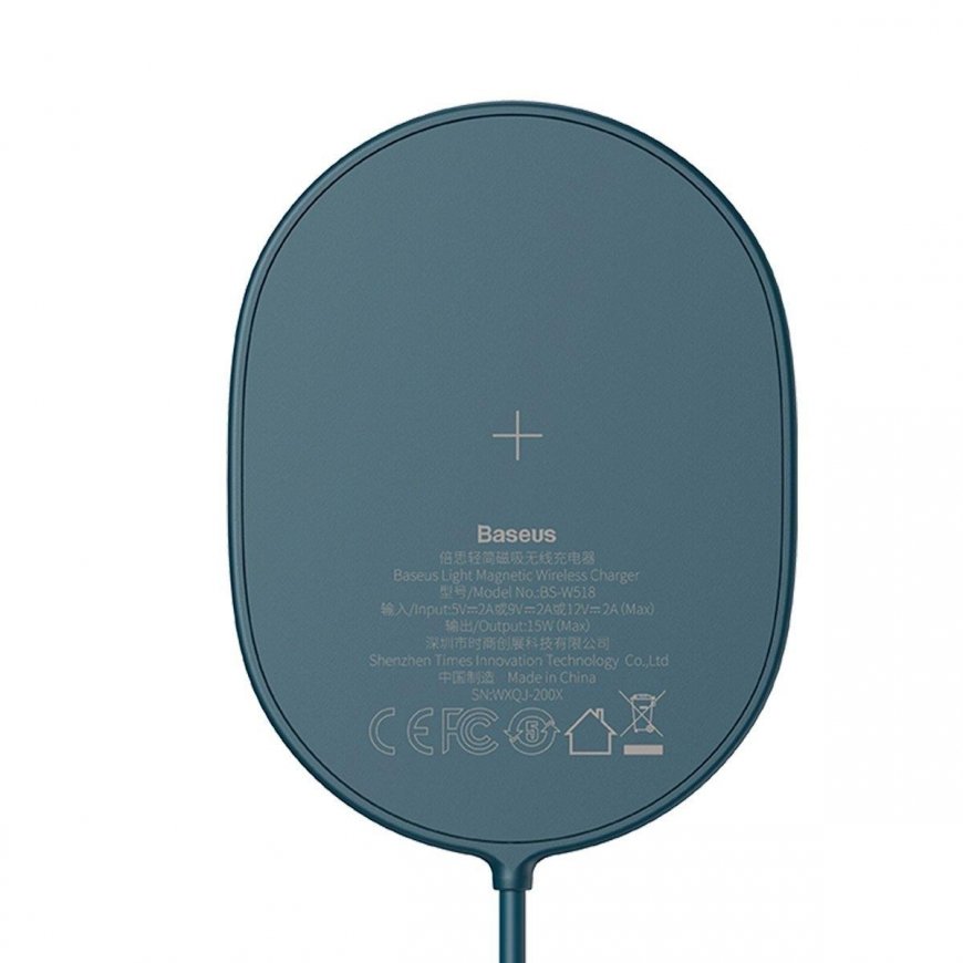 Baseus Wireless wireless magnetic charger iPhone 12 15W - Blue – 5