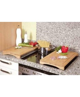 Kesper bamboo cutting board for induction hob 52x28cm
